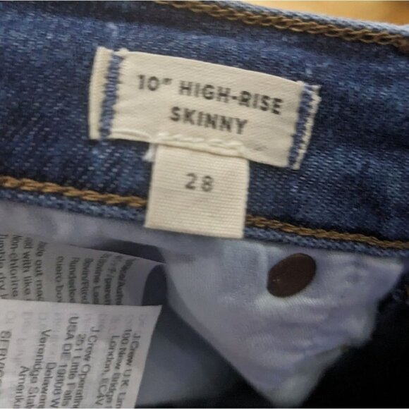 Madewell | 10" High-Rise Skinny Jeans In Wendover Wash: TENCEL™ Denim Edition - Picture 9 of 12